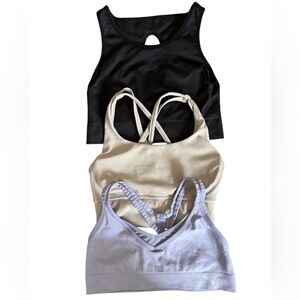 Lot of 3 Sports Bras Athletic Tops Nike Puma sz Med/Small
